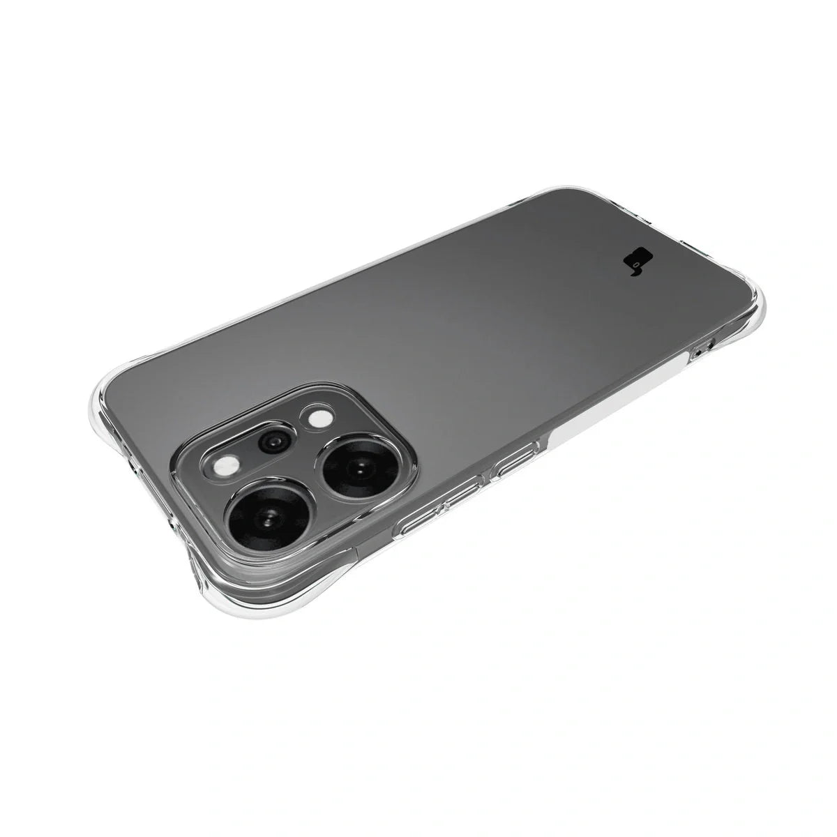 Handyhülle + 2x Folie für Oppo Reno 14, Bizon Case Clear Pack, Transparent