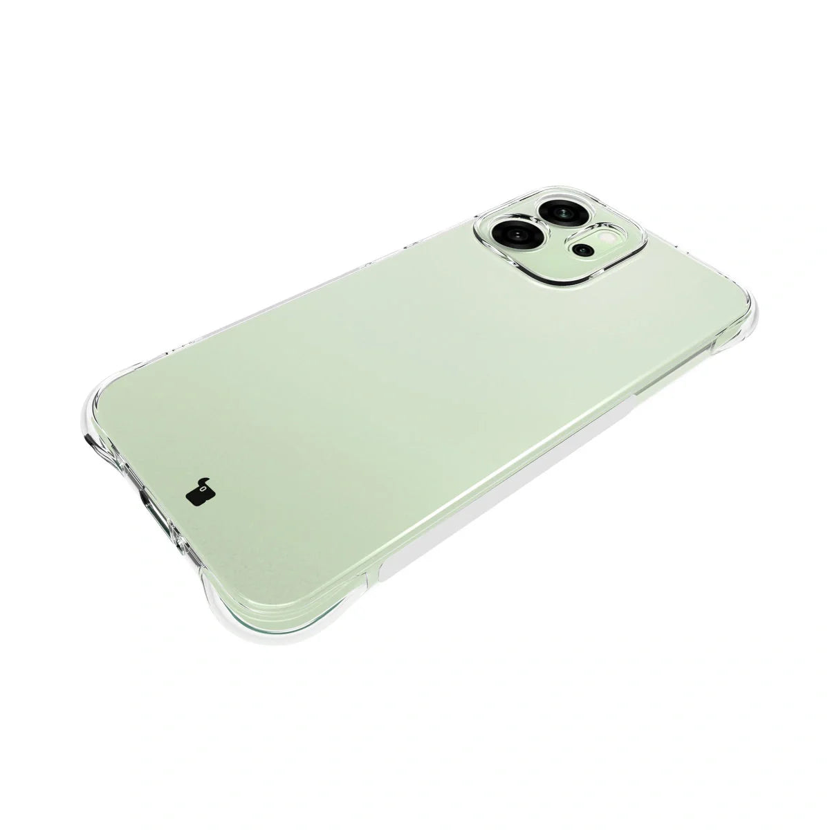 Handyhülle + 2x Folie für Oppo Reno 14 F / FS, Bizon Case Clear Pack, Transparent