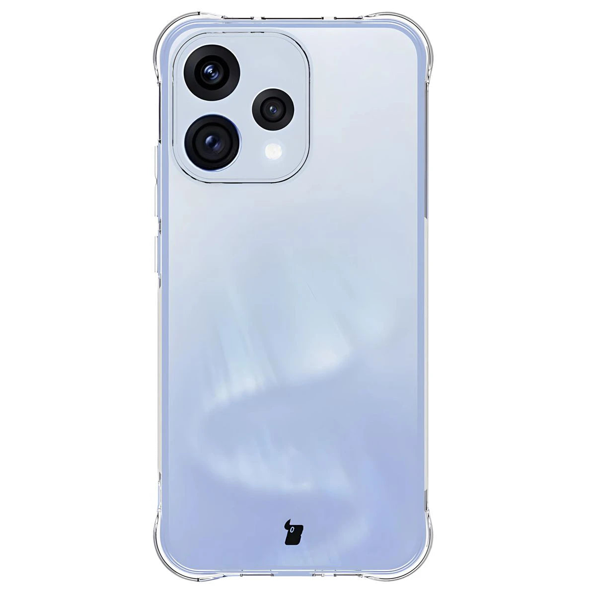 Schutzhülle + 2x gehärtetes Glas für Oppo Reno 15, Bizon Case Clear Pack, Transparent