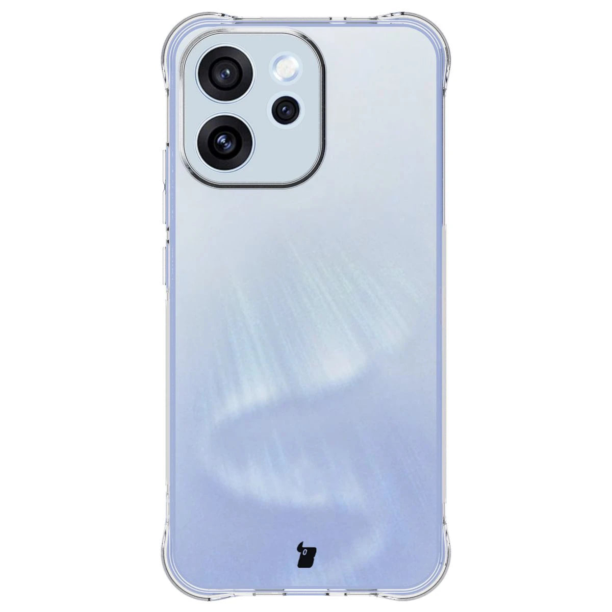 Schutzhülle + 2x gehärtetes Glas für Oppo Reno 15 F / FS, Bizon Case Clear Pack, Transparent