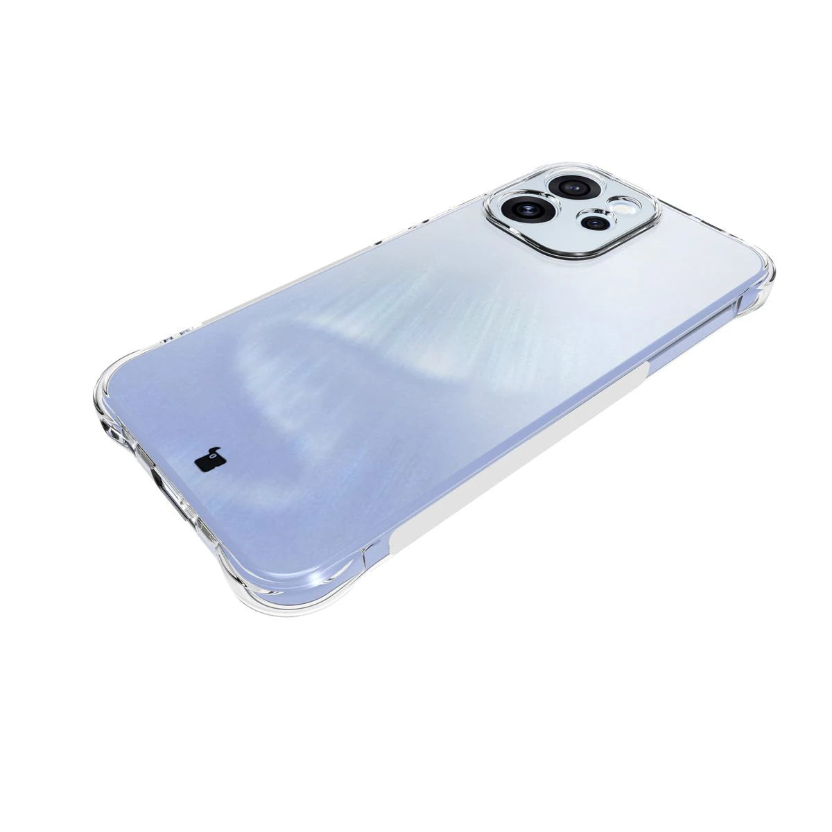 Schutzhülle + 2x gehärtetes Glas für Oppo Reno 15 F / FS, Bizon Case Clear Pack, Transparent