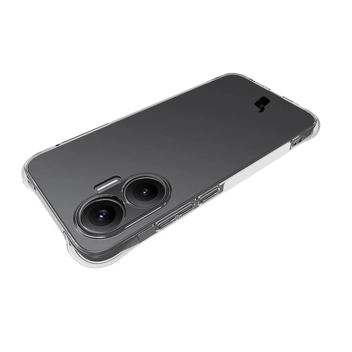 Schutzhülle + 2x gehärtetes Glas für Xiaomi POCO F7, Bizon Case Clear Pack, Transparent