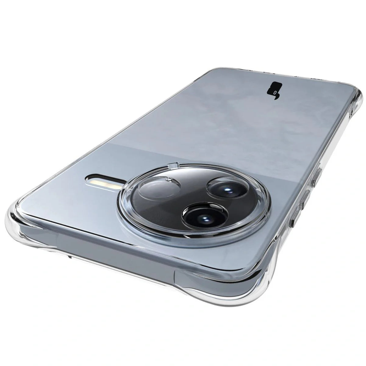 Schutzhülle + 2x gehärtetes Glas für Xiaomi Poco F7 Pro, Bizon Case Clear Pack, Transparent