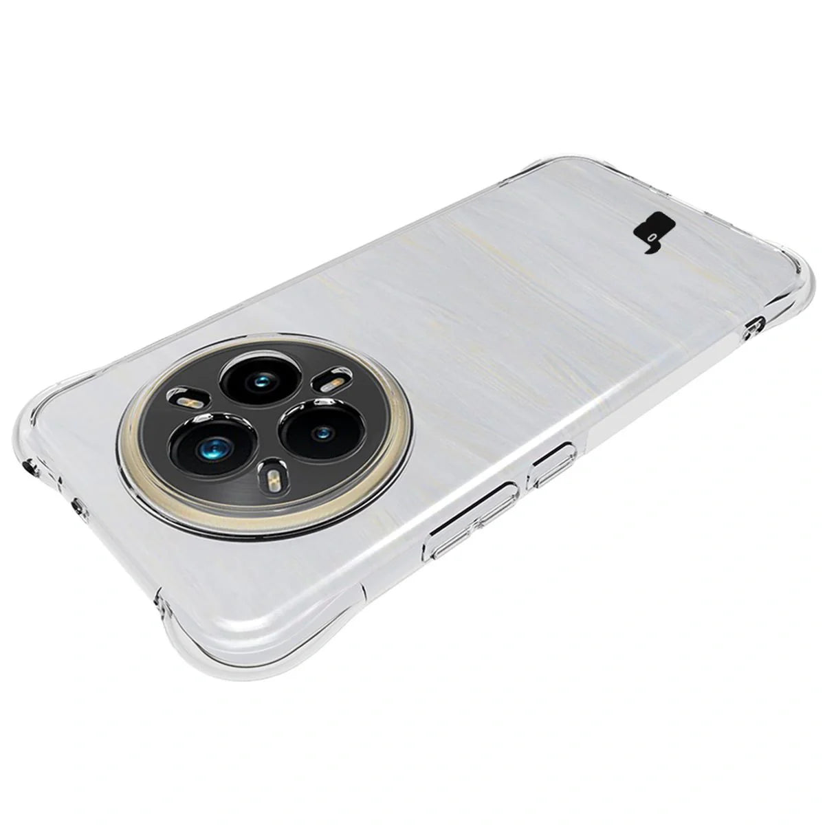 Handyhülle + 2x Folie für Realme 14 Pro Plus 5G, Bizon Case Clear Pack, Transparent