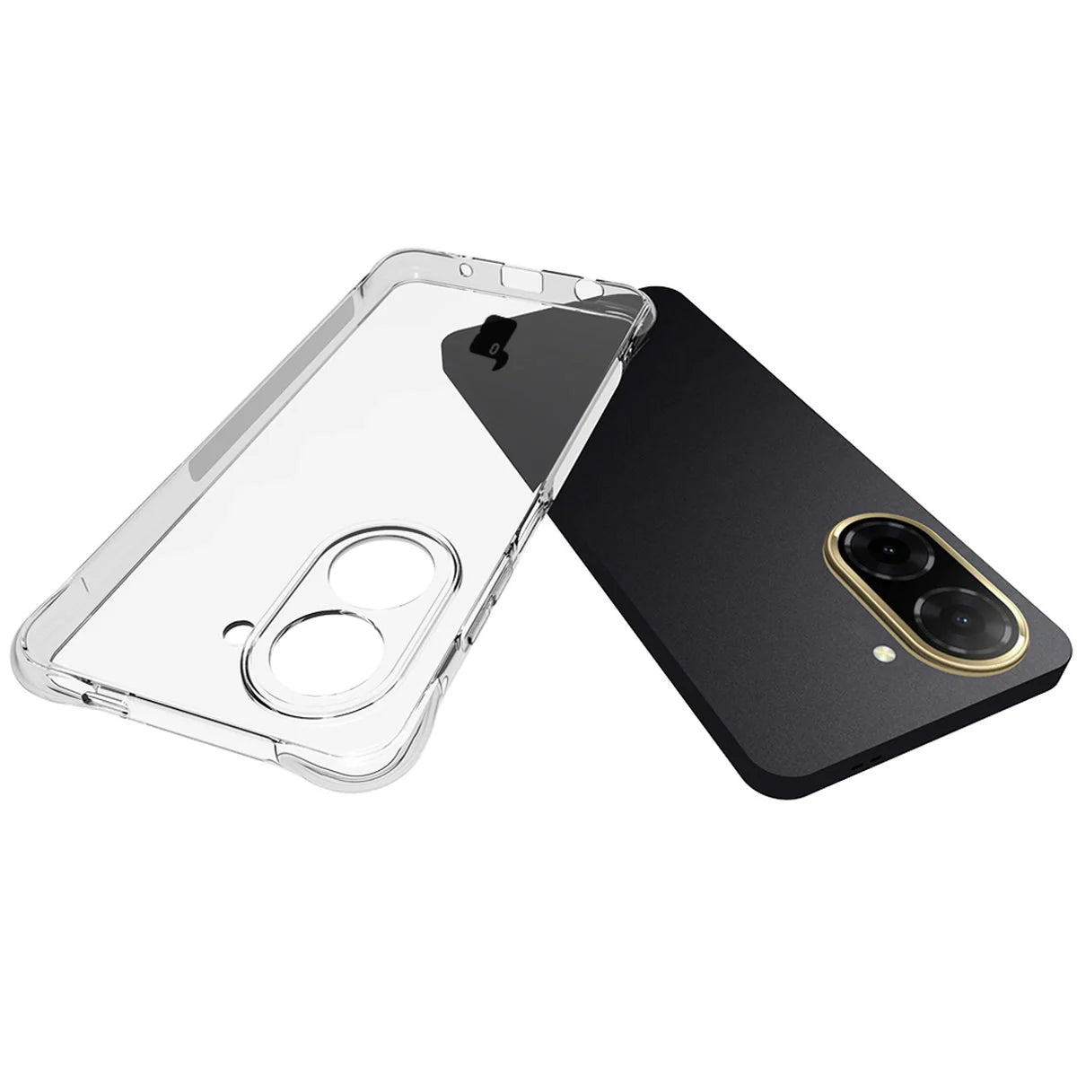 Schutzhülle + 2x gehärtetes Glas für Xiaomi Redmi A5 4G / POCO C71 4G, Bizon Case Clear Pack, Transparent