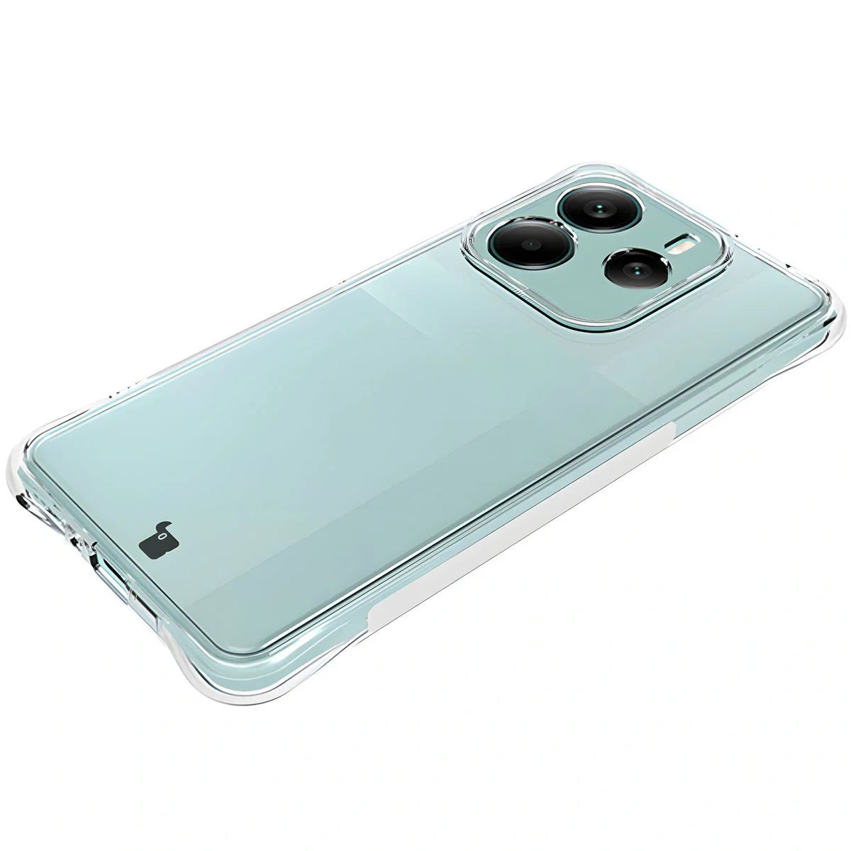 Schutzhülle + 2x gehärtetes Glas für Xiaomi Redmi Note 14 5G, Bizon Case Clear Pack, Transparent