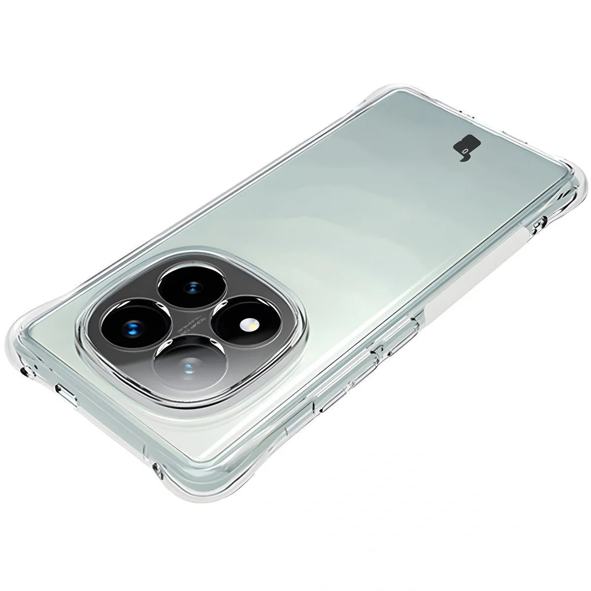 Handyhülle + 2x Folie für Xiaomi Redmi Note 14 Pro Plus 5G, Bizon Case Clear Pack, Transparent
