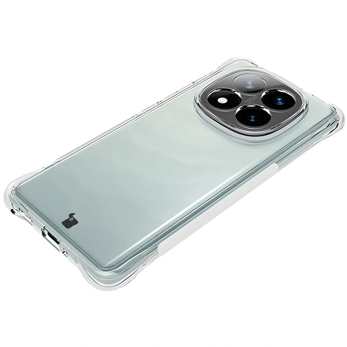 Handyhülle + 2x Folie für Xiaomi Redmi Note 14 Pro Plus 5G, Bizon Case Clear Pack, Transparent
