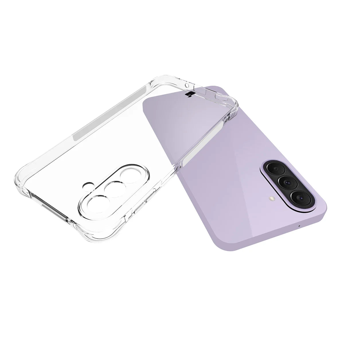 Schutzhülle + 2x gehärtetes Glas für Galaxy A27 5G, Bizon Case Clear Pack, Transparent