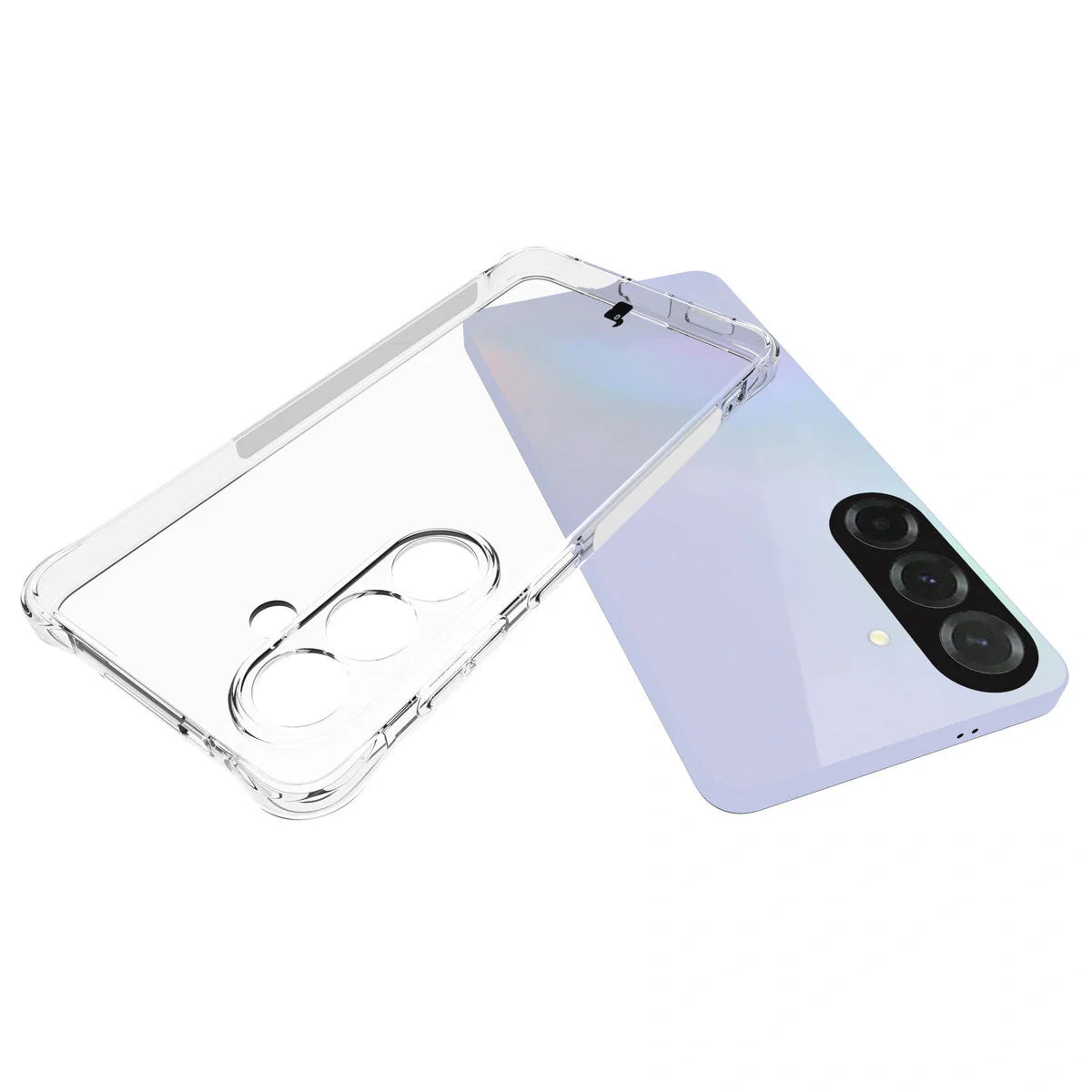 Schutzhülle + 2x gehärtetes Glas für Galaxy S26, Bizon Case Clear Pack, Transparent