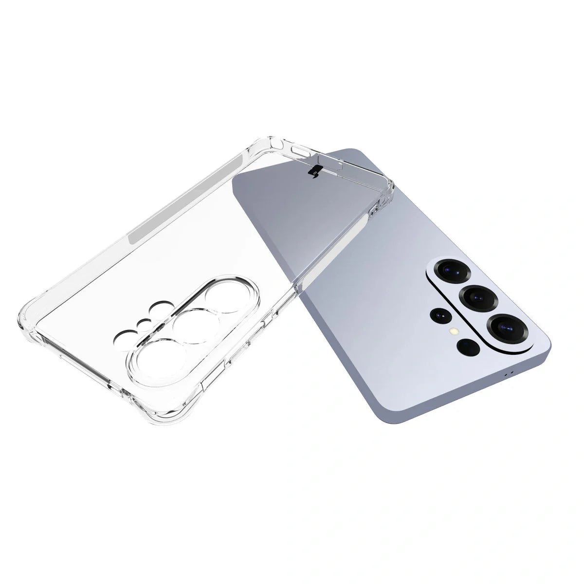 Schutzhülle + 2x gehärtetes Glas für Galaxy S26 Ultra, Bizon Case Clear Pack, Transparent