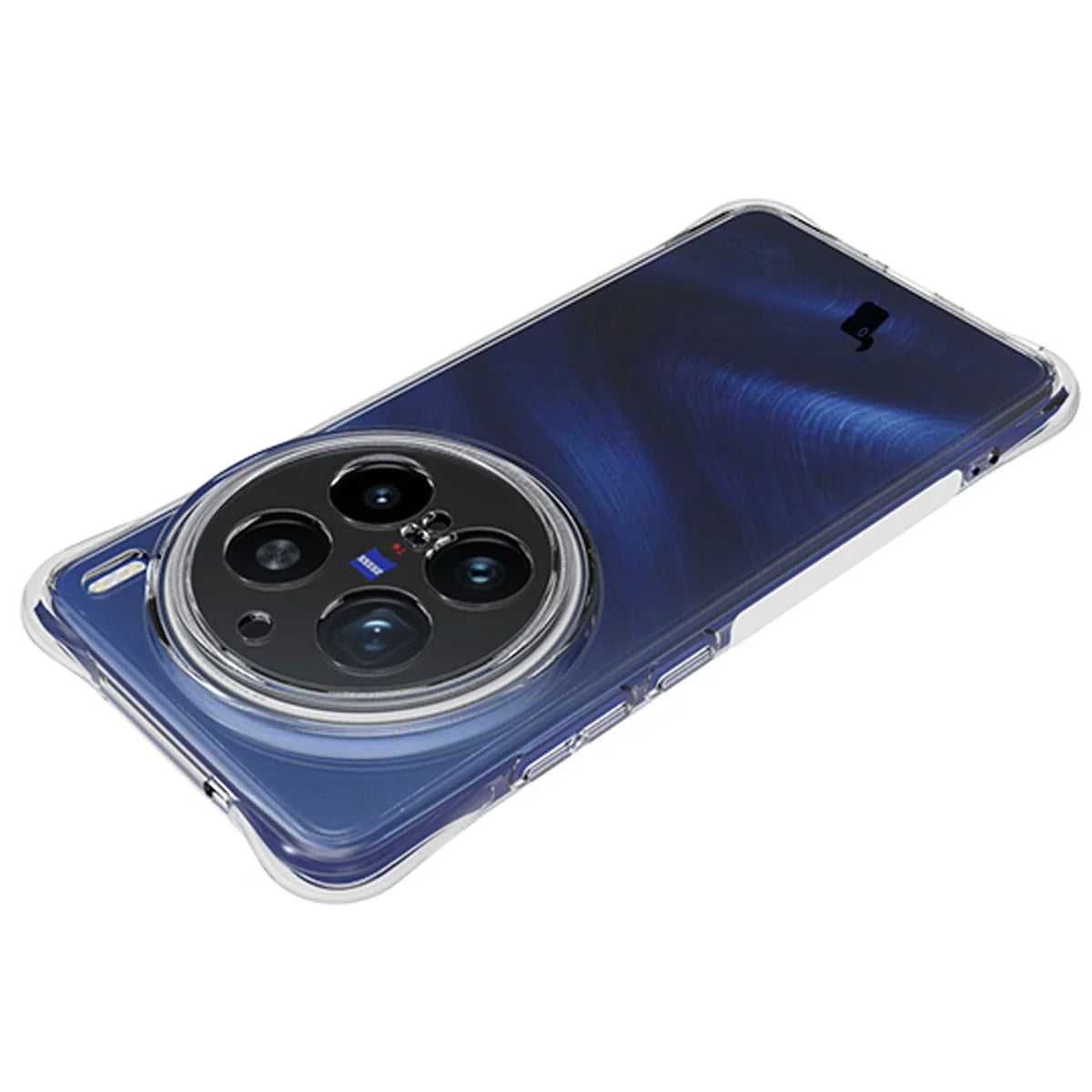 Handyhülle + 2x Folie für Vivo X200 Pro, Bizon Case Clear Pack, Transparent