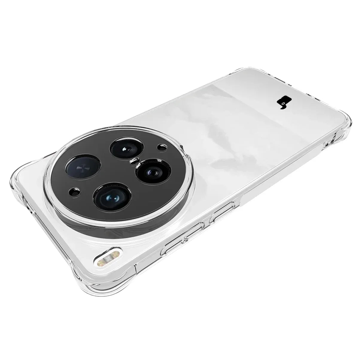 Handyhülle + 2x Folie für Vivo X300 Ultra, Bizon Case Clear Pack, Transparent