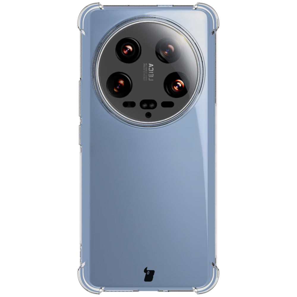 Schutzhülle + 2x Folie für Xiaomi 14 Ultra, Bizon Case Clear Pack, Transparent