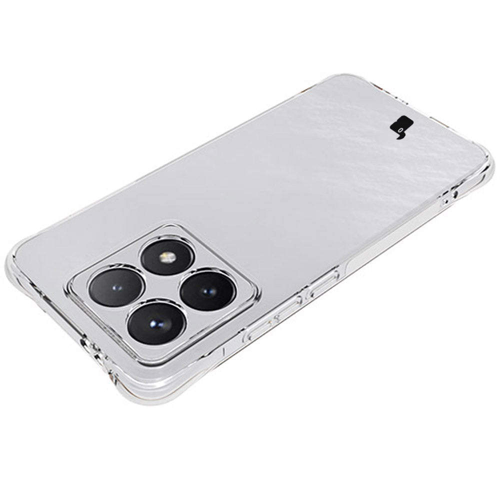 Schutzhülle + 2x gehärtetes Glas für Xiaomi 14T, Bizon Case Clear Pack, Transparent