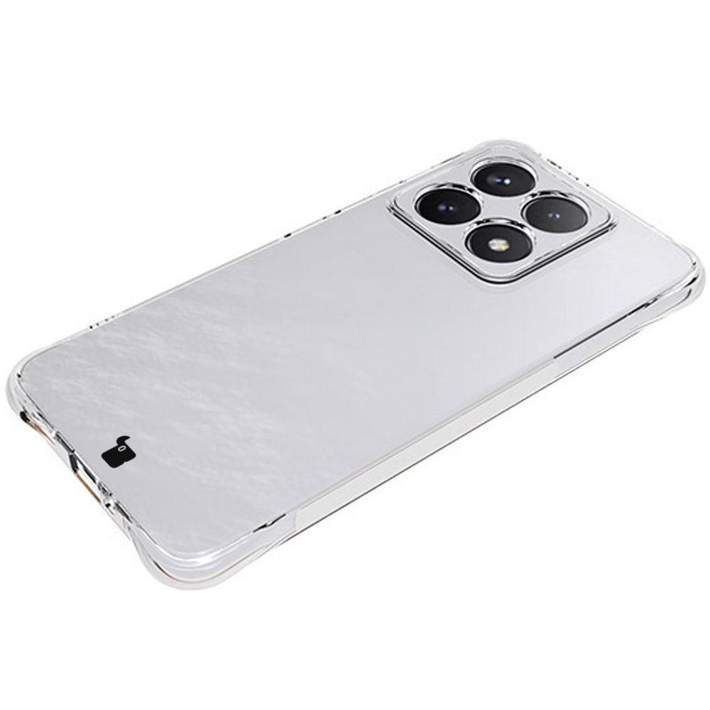 Schutzhülle + 2x gehärtetes Glas für Xiaomi 14T, Bizon Case Clear Pack, Transparent