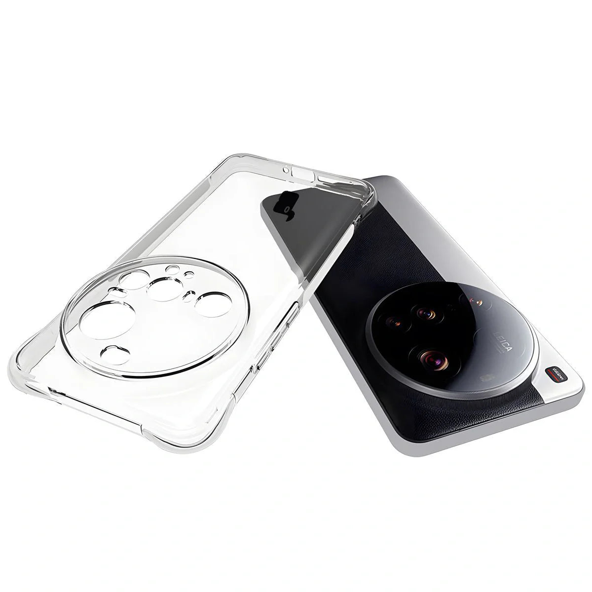Handyhülle + 2x Folie für Xiaomi 15 Ultra, Bizon Case Clear Pack, Transparent