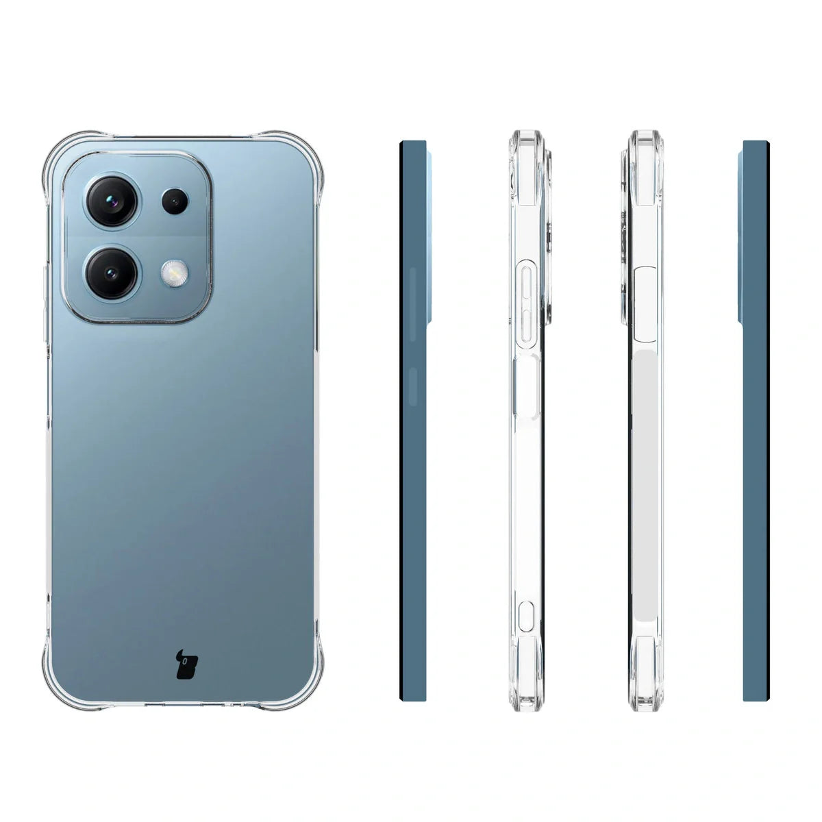 Schutzhülle + 2x gehärtetes Glas für Xiaomi Redmi 15C 4G / 5G / POCO C85 4G, Bizon Case Clear Pack, Transparent