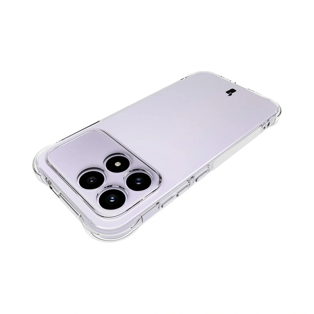 Handyhülle + 2x Folie für Xiaomi POCO F8 Pro, Bizon Case Clear Pack, Transparent