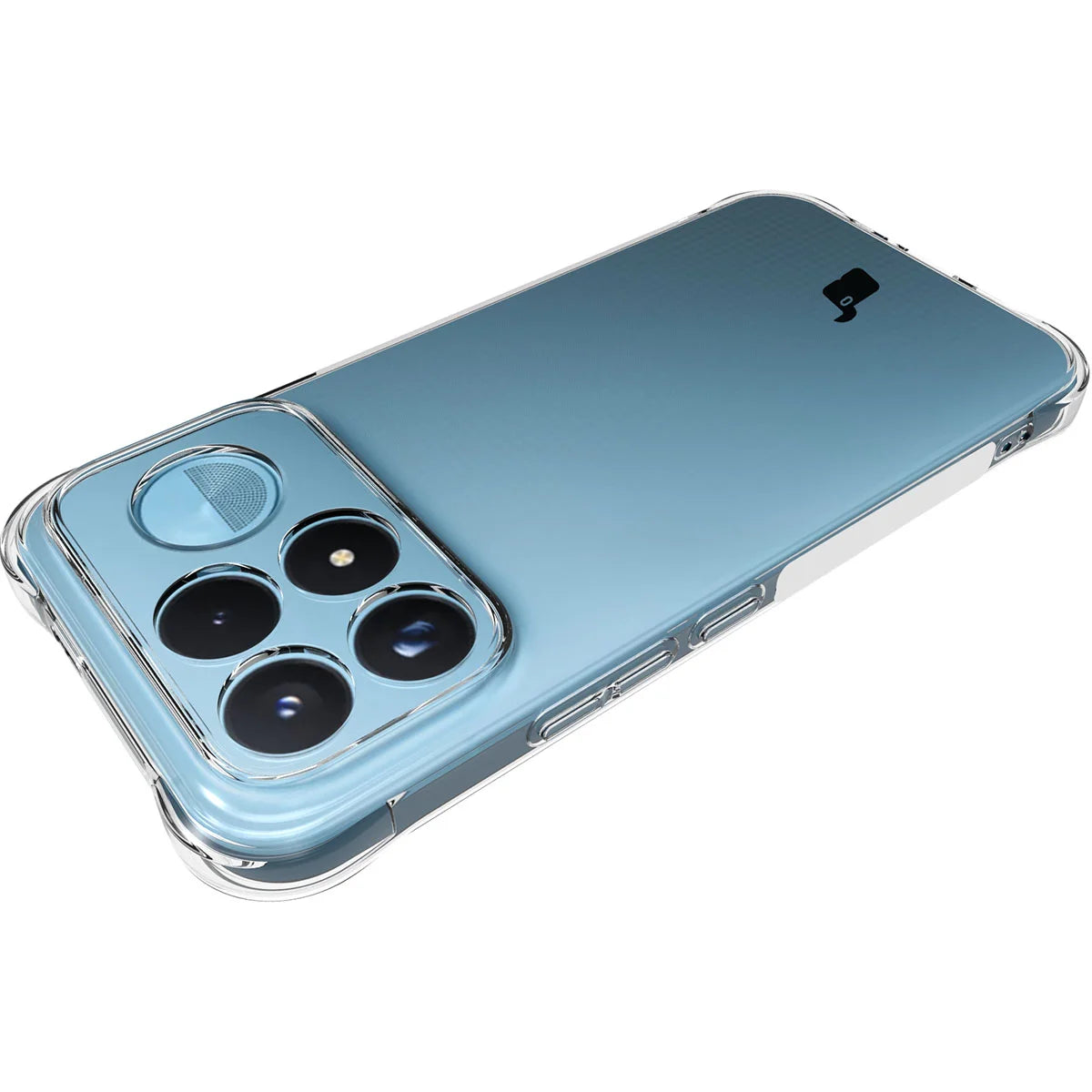 Schutzhülle + 2x gehärtetes Glas für Xiaomi POCO F9 Ultra, Bizon Case Clear Pack, Transparent (6/9)