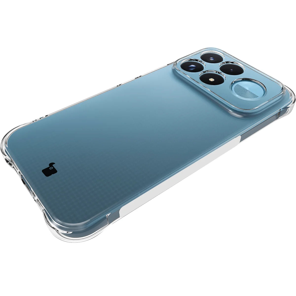 Schutzhülle + 2x gehärtetes Glas für Xiaomi POCO F9 Ultra, Bizon Case Clear Pack, Transparent (7/9)