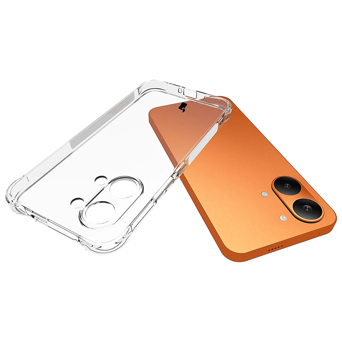 Schutzhülle + 2x gehärtetes Glas für Xiaomi POCO X8 Pro Max, Bizon Case Clear Pack, Transparent