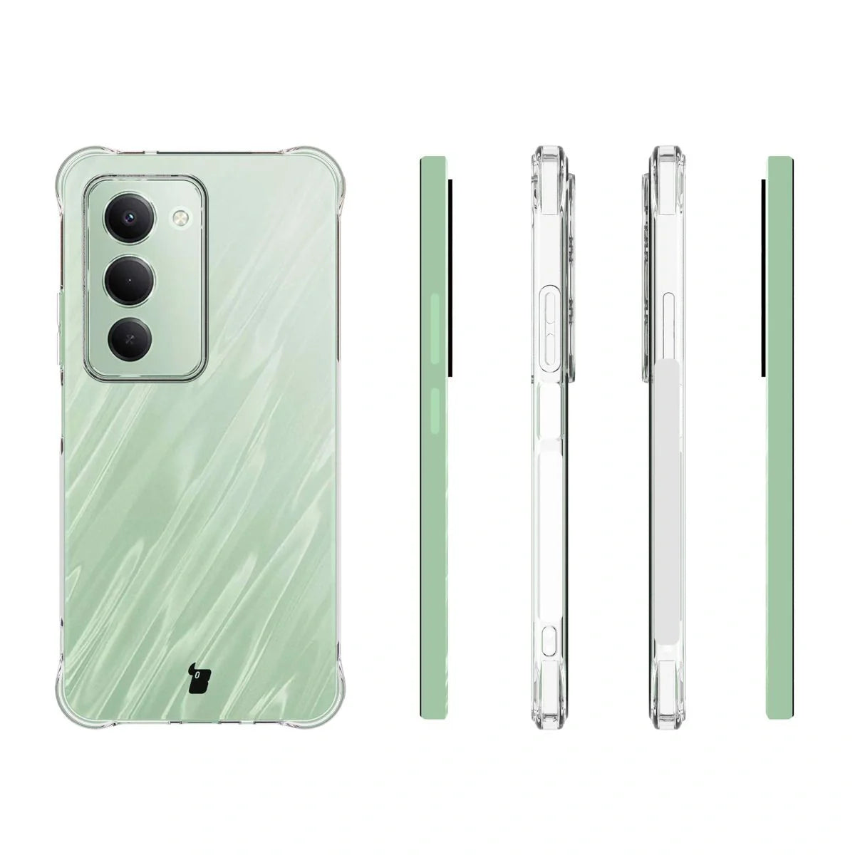 Schutzhülle + 2x gehärtetes Glas für Xiaomi Redmi 15 4G / 5G, Bizon Case Clear Pack, Transparent