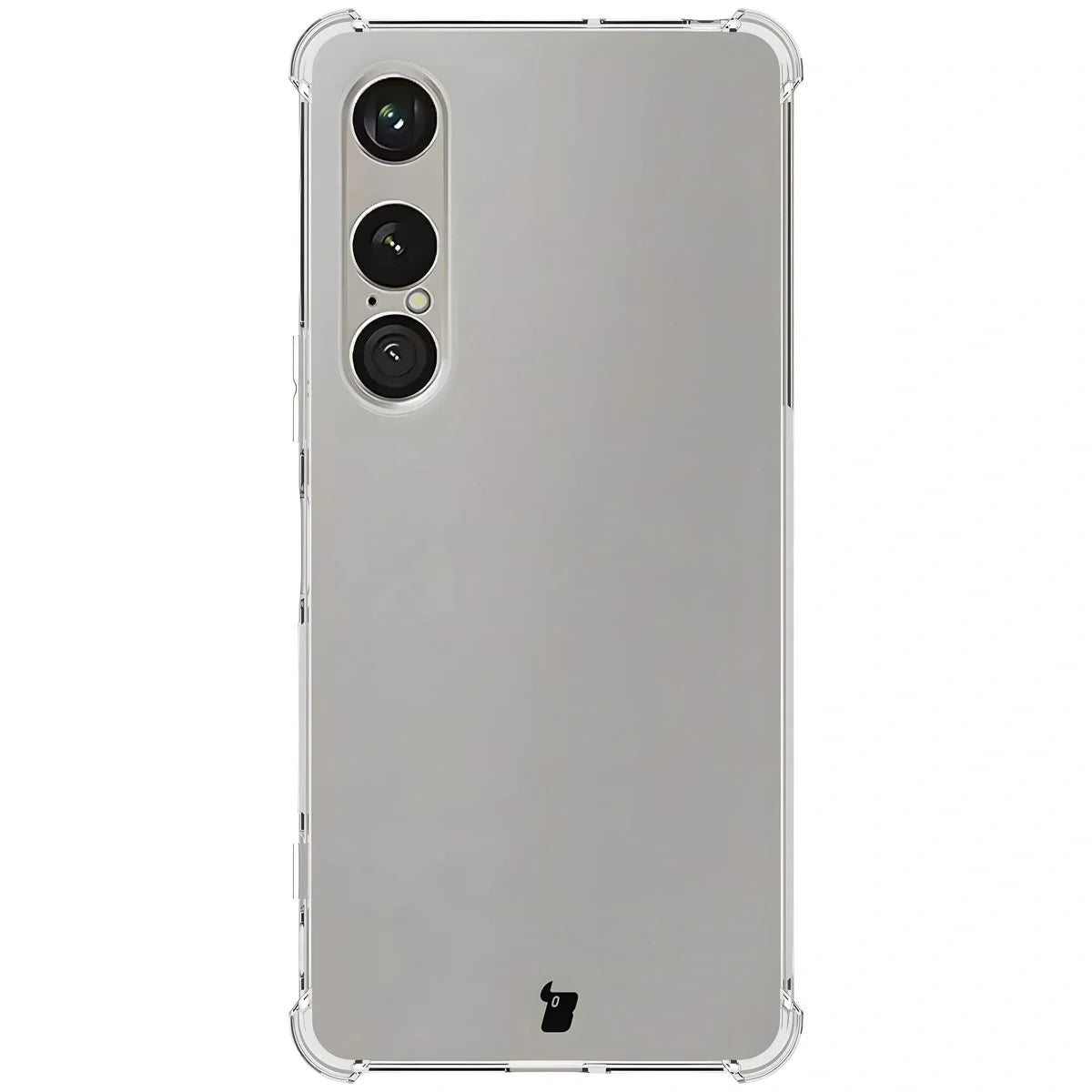 Schutzhülle + 2x gehärtetes Glas + Kameraschutz für Sony Xperia 1 VII, Bizon Case Clear Pack, Transparent