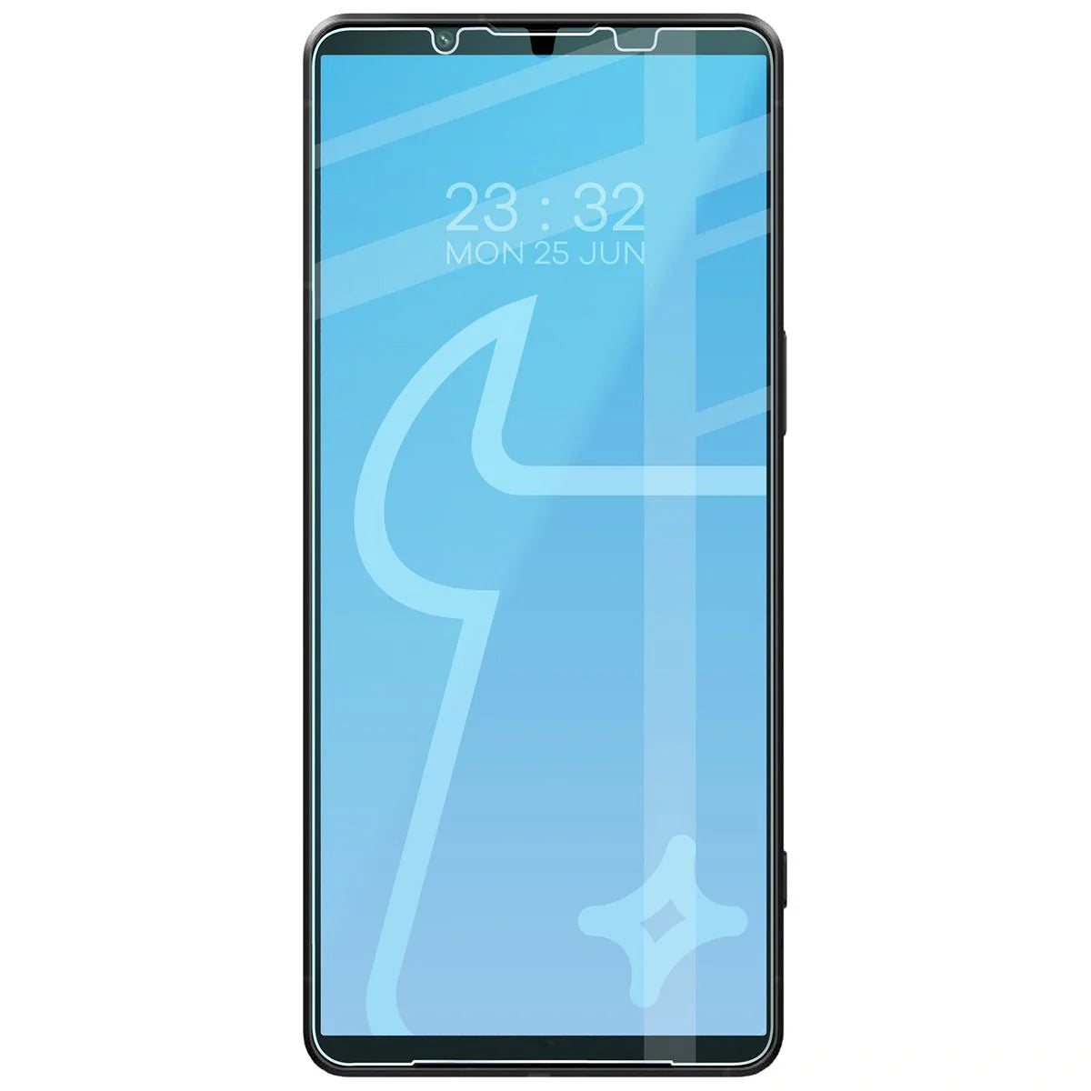Schutzhülle + 2x gehärtetes Glas + Kameraschutz für Sony Xperia 1 VII, Bizon Case Clear Pack, Transparent
