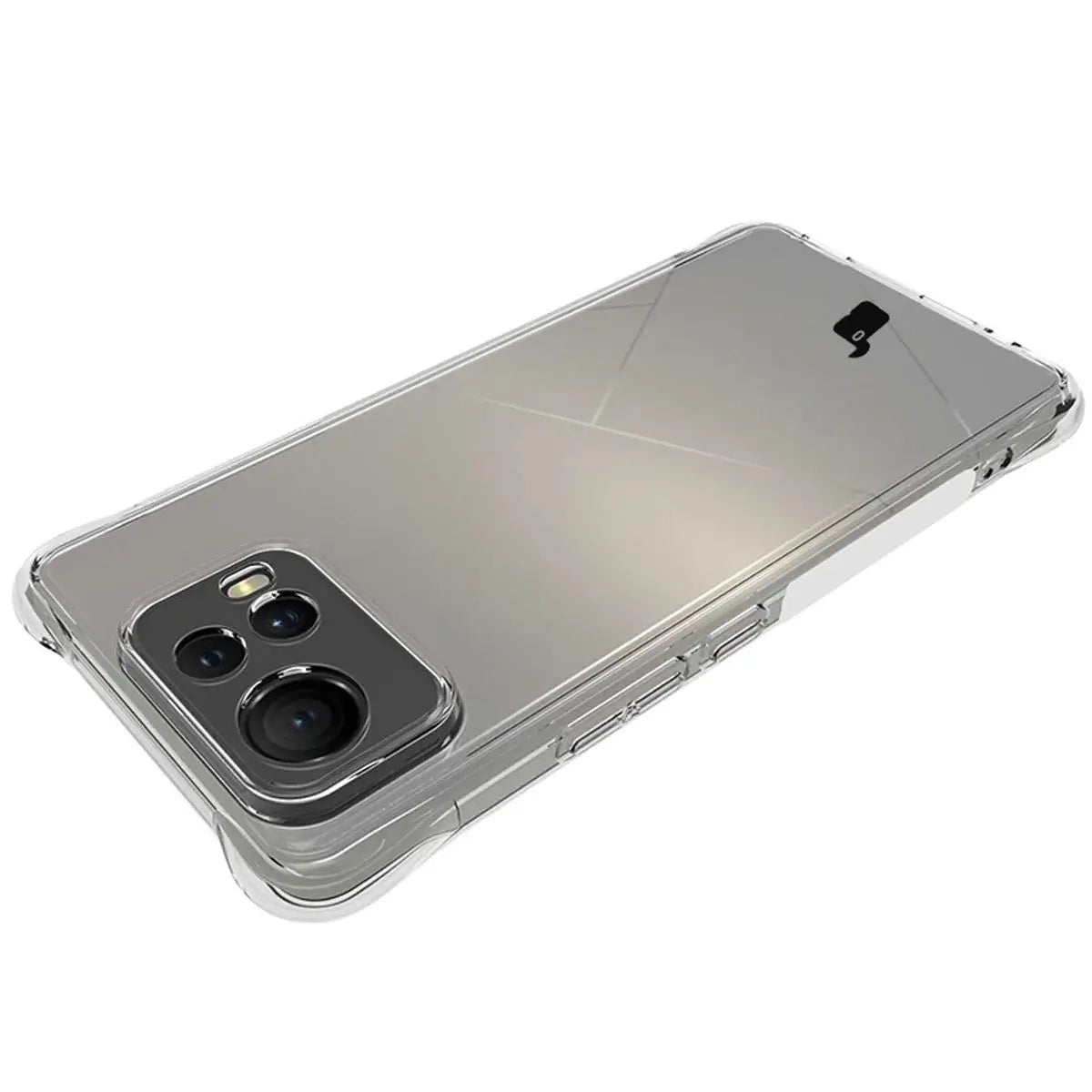 Schutzhülle + 2x gehärtetes Glas für Asus Zenfone 12 Ultra, Bizon Case Clear Pack, Transparent