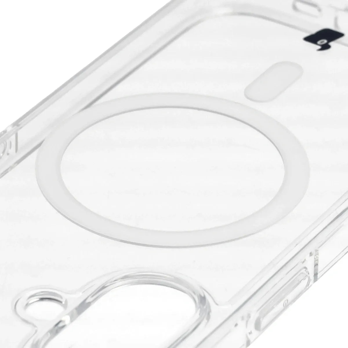 Handyhülle mit Magnetring für iPhone 17, Bizon Case CrystalO, Transparent