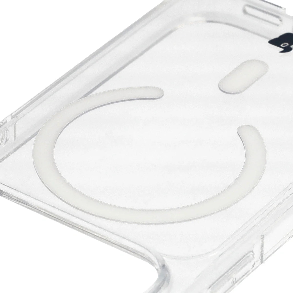 Handyhülle mit Magnetring für iPhone 17 Pro, Bizon Case CrystalO, Transparent
