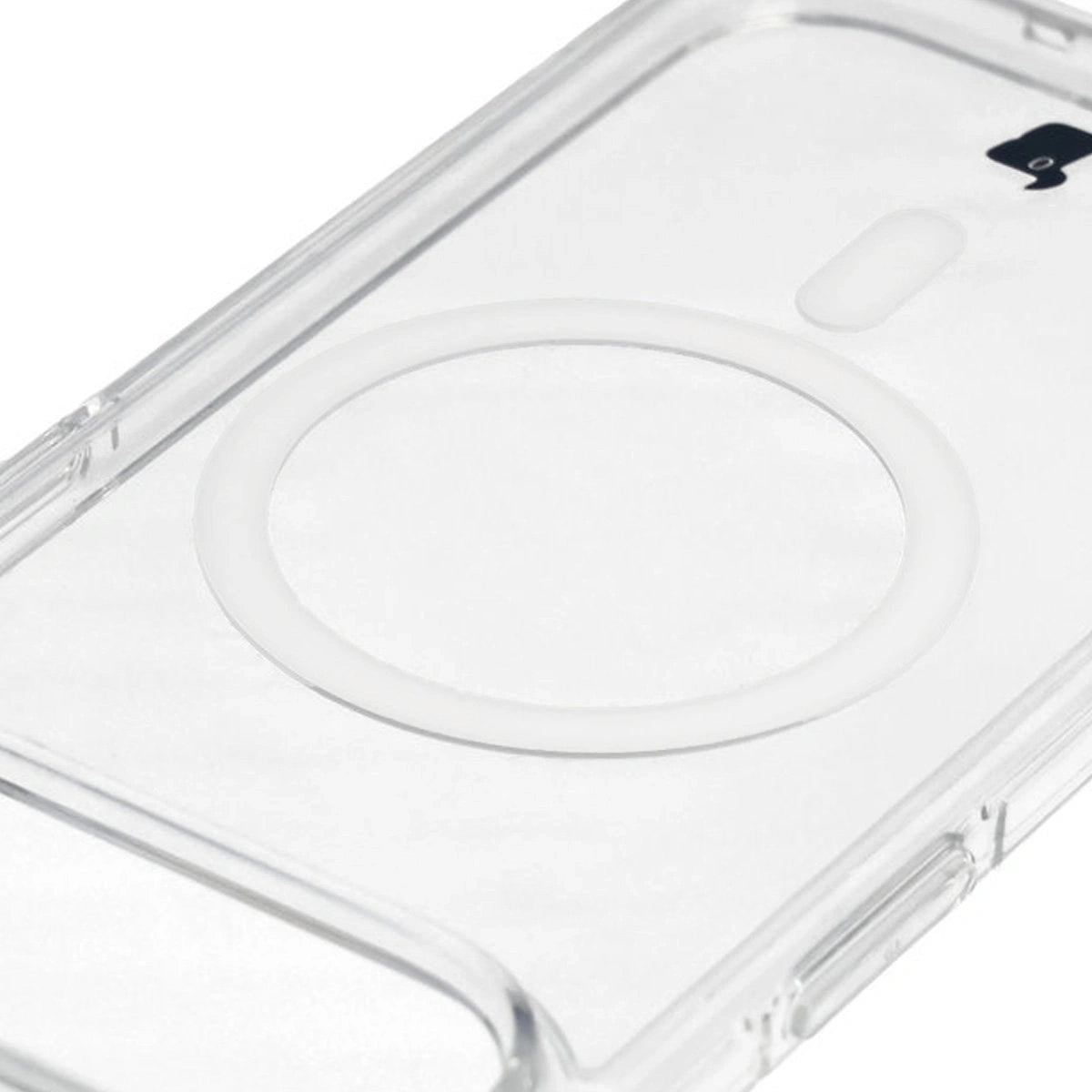Handyhülle mit Magnetring für iPhone Air, Bizon Case CrystalO, Transparent