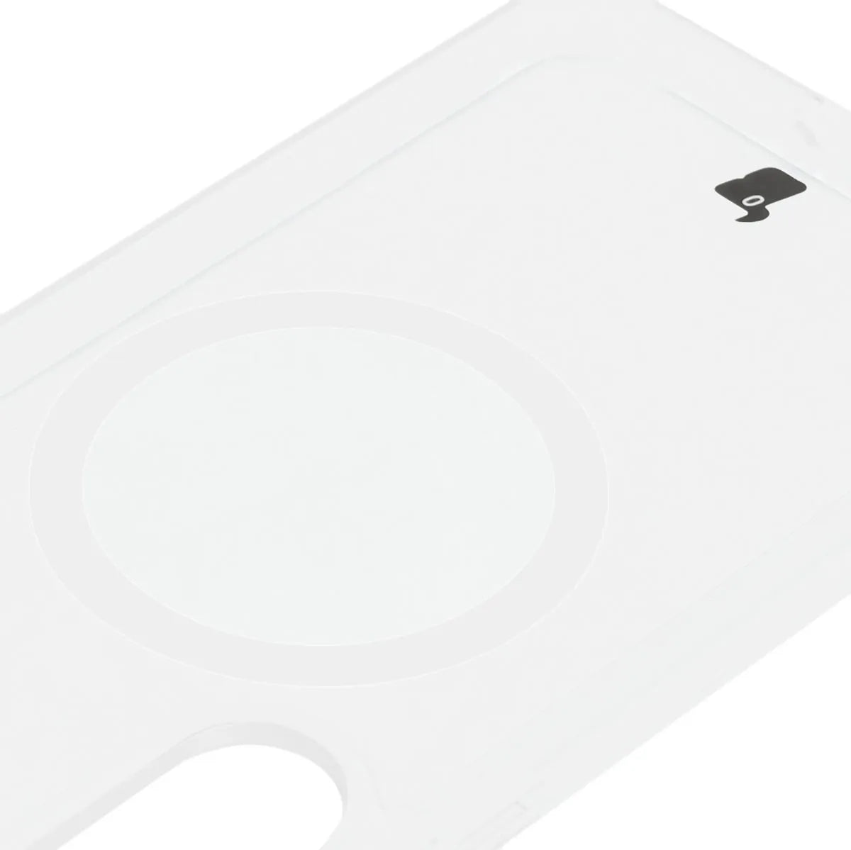 Handyhülle mit Magnetring für Galaxy S25 Plus, Bizon Case CrystalO, Transparent
