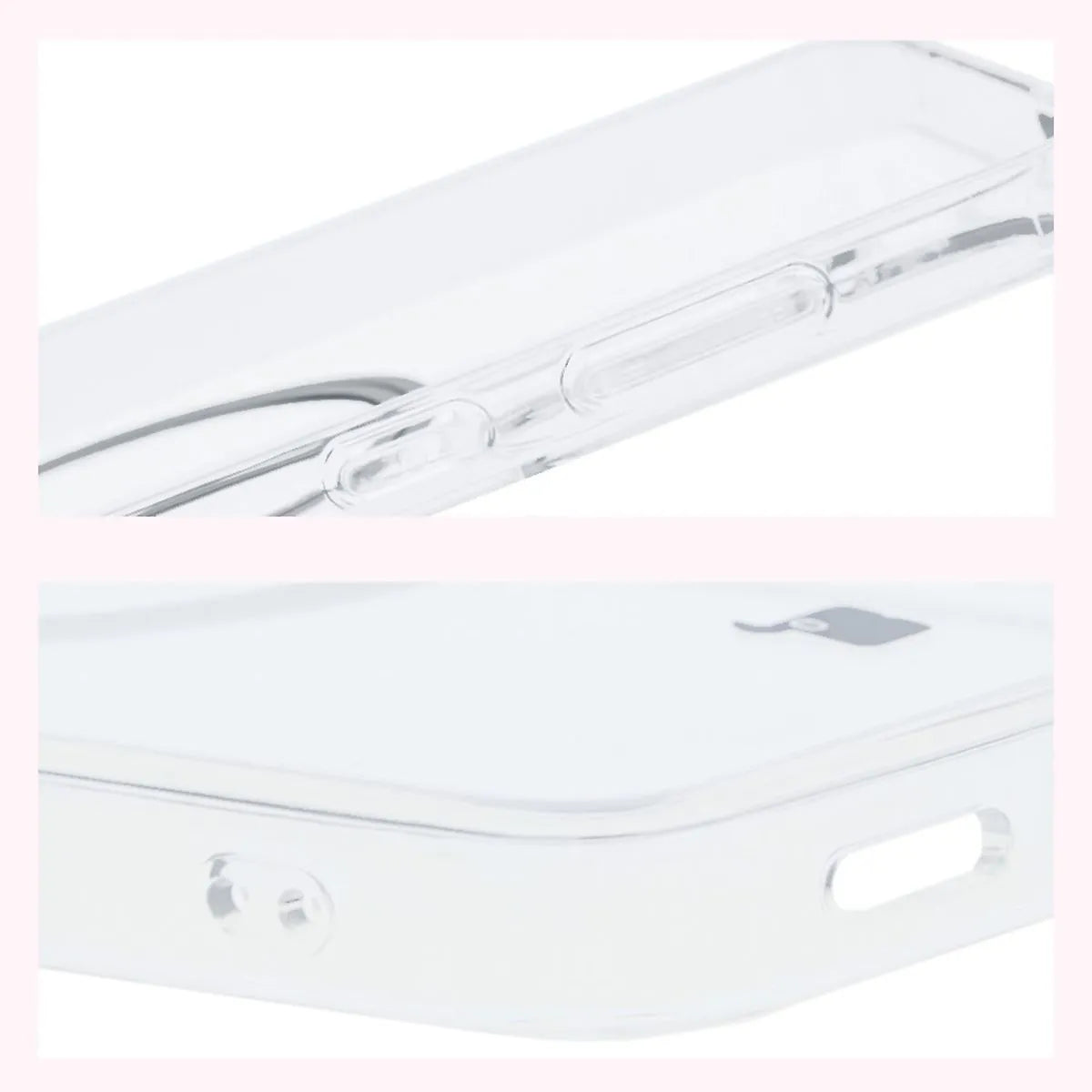 Handyhülle mit Magnetring für Galaxy S25 Plus, Bizon Case CrystalO, Transparent