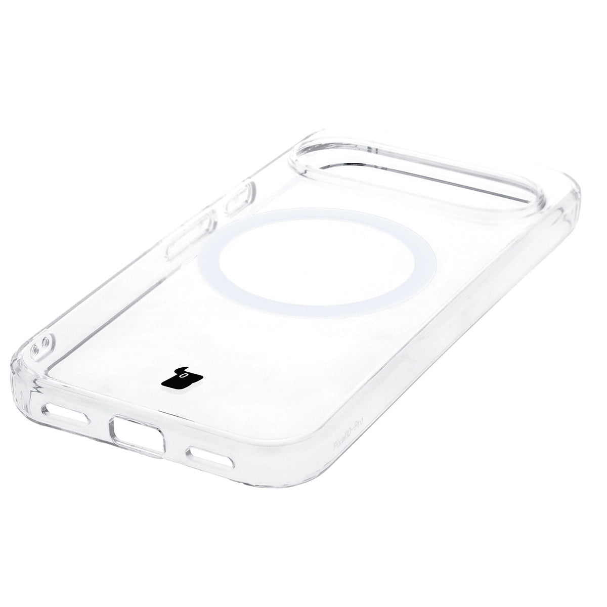 Handyhülle mit Magnetring für Google Pixel 10 Pro XL, Bizon Case CrystalO, Transparent
