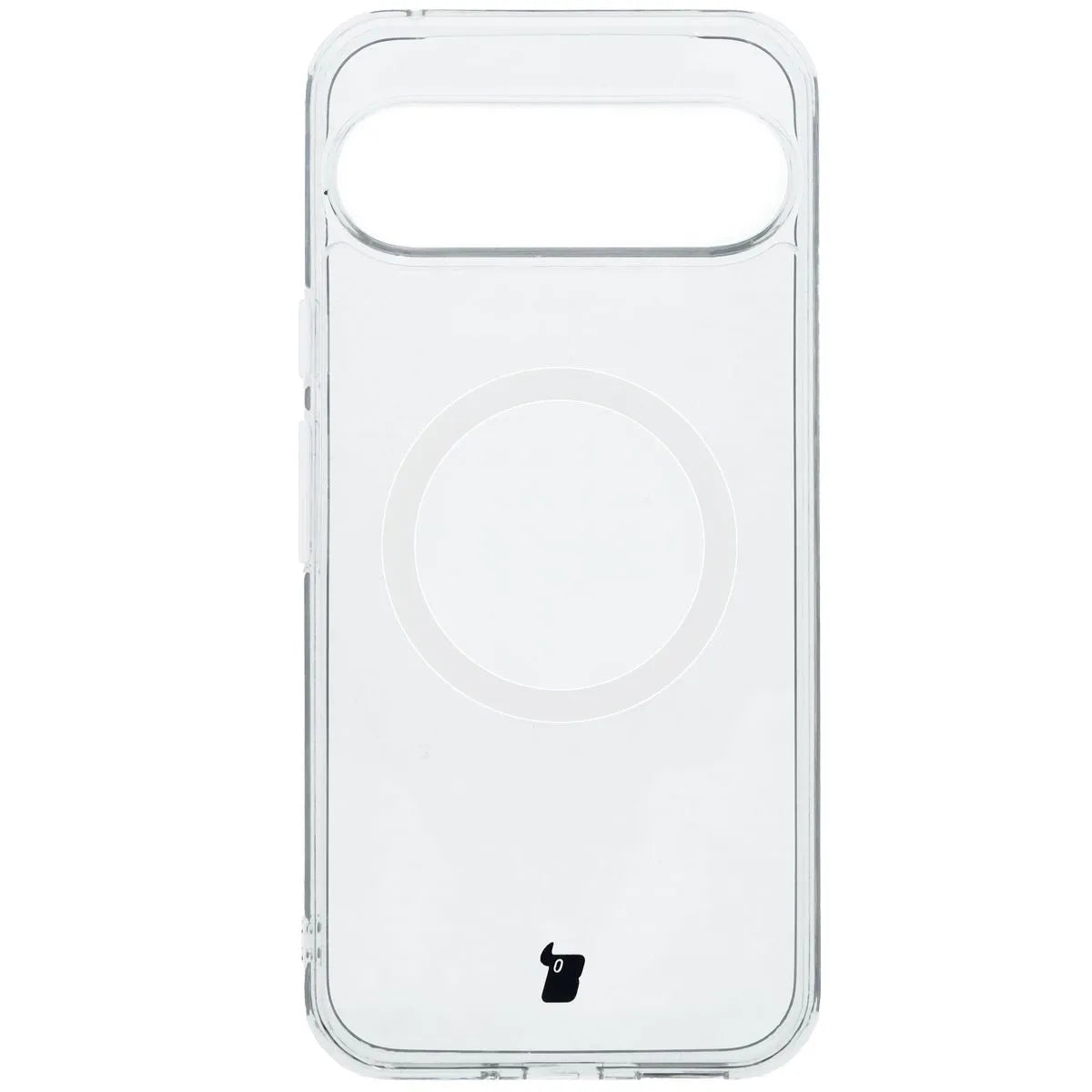 Handyhülle mit Magnetring für Google Pixel 9 / 9 Pro, Bizon Case CrystalO, Transparent