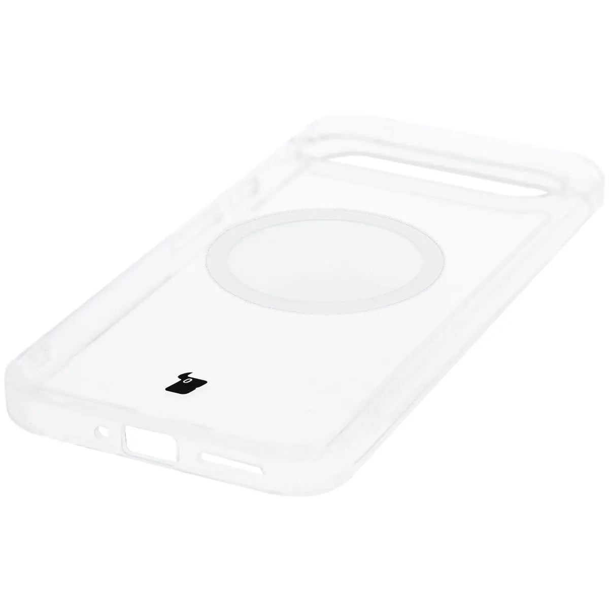 Handyhülle mit Magnetring für Google Pixel 9 Pro XL, Bizon Case CrystalO, Transparent