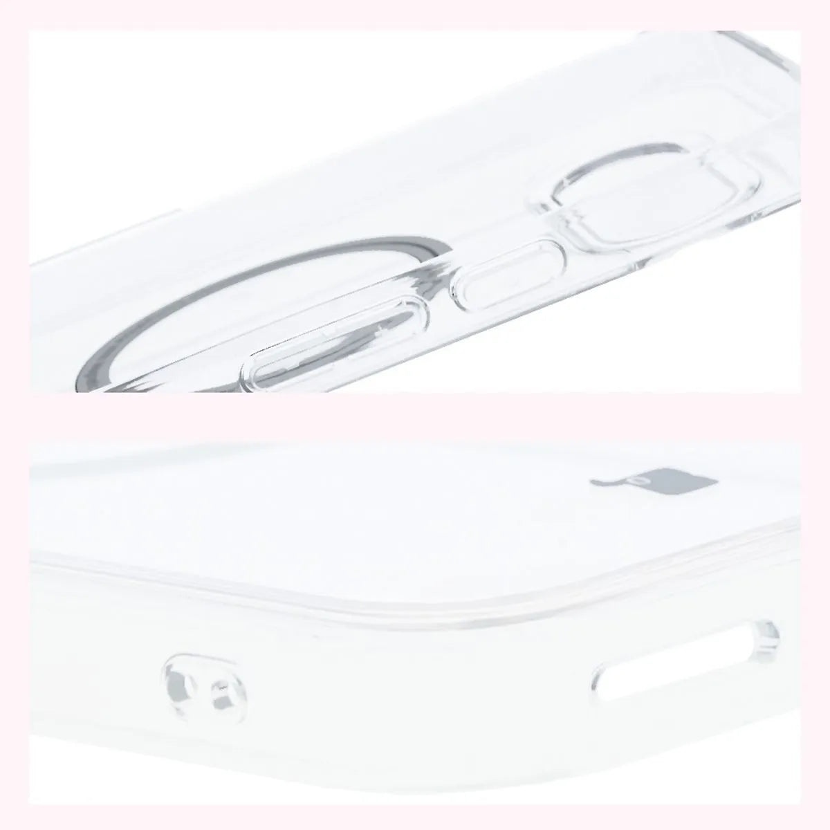 Handyhülle mit Magnetring für Google Pixel 9a, Bizon Case CrystalO, Transparent