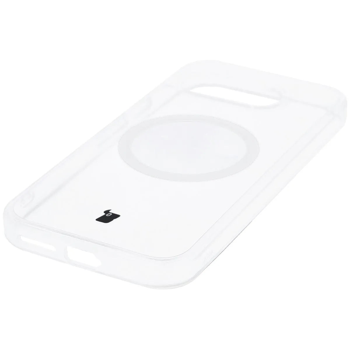 Handyhülle mit Magnetring für Google Pixel 9a, Bizon Case CrystalO, Transparent