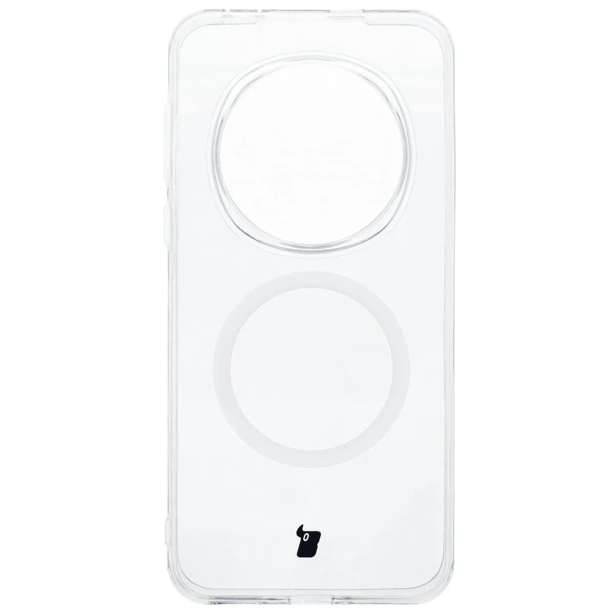 Handyhülle mit Magnetring für Honor Magic7 Pro, Bizon Case CrystalO, Transparent