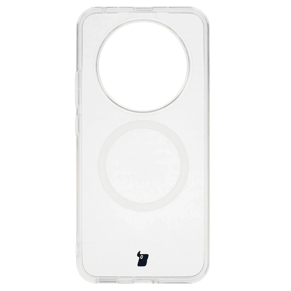Handyhülle mit Magnetring für Honor Magic8 Lite, Bizon Case CrystalO, Transparent