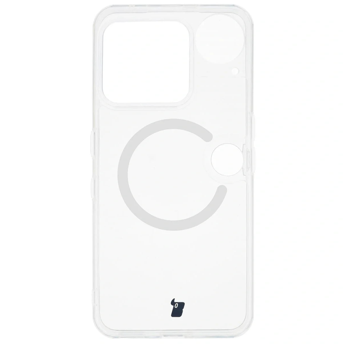 Handyhülle mit Magnetring für Nothing Phone (3), Bizon Case CrystalO, Transparent