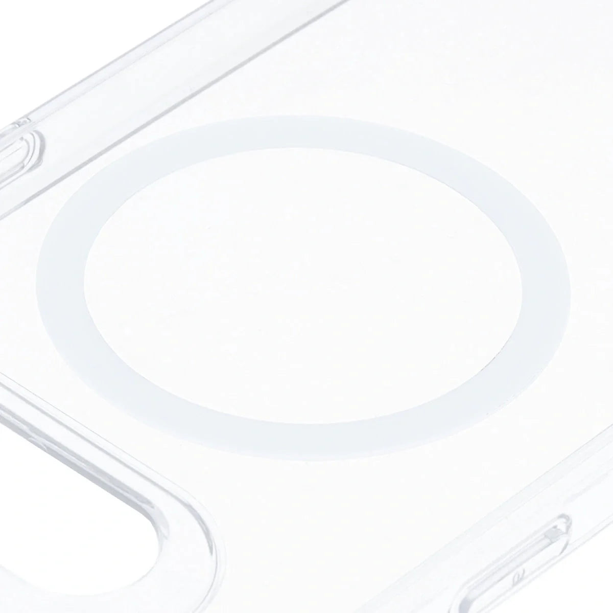 Handyhülle mit Magnetring für Nothing Phone (3a), Bizon Case CrystalO, Transparent