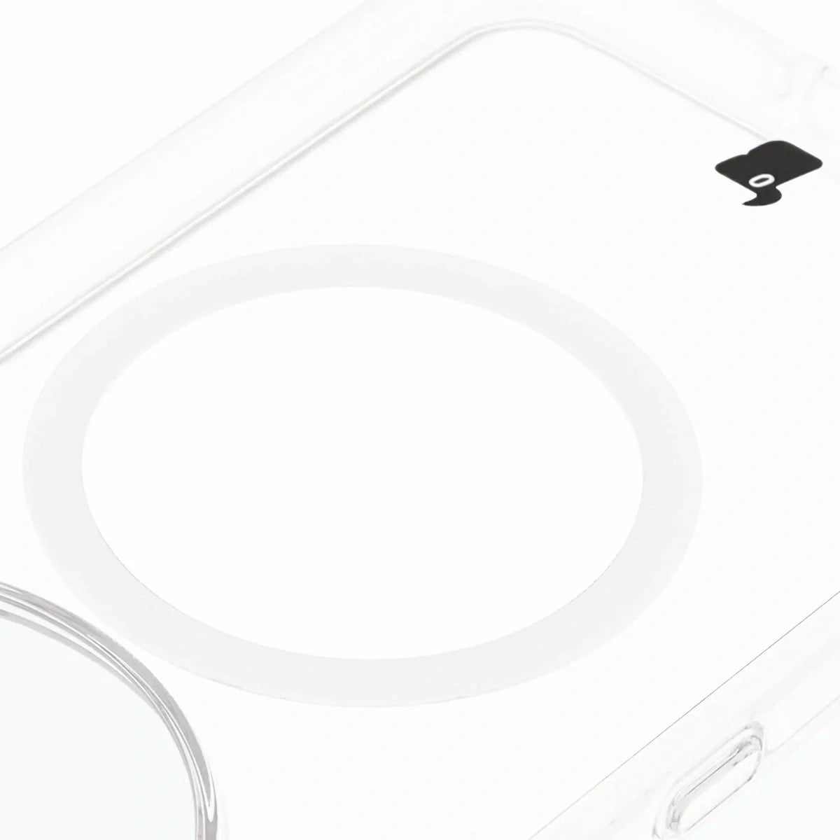 Handyhülle mit Magnetring für Nothing Phone (3a) Pro, Bizon Case CrystalO, Transparent