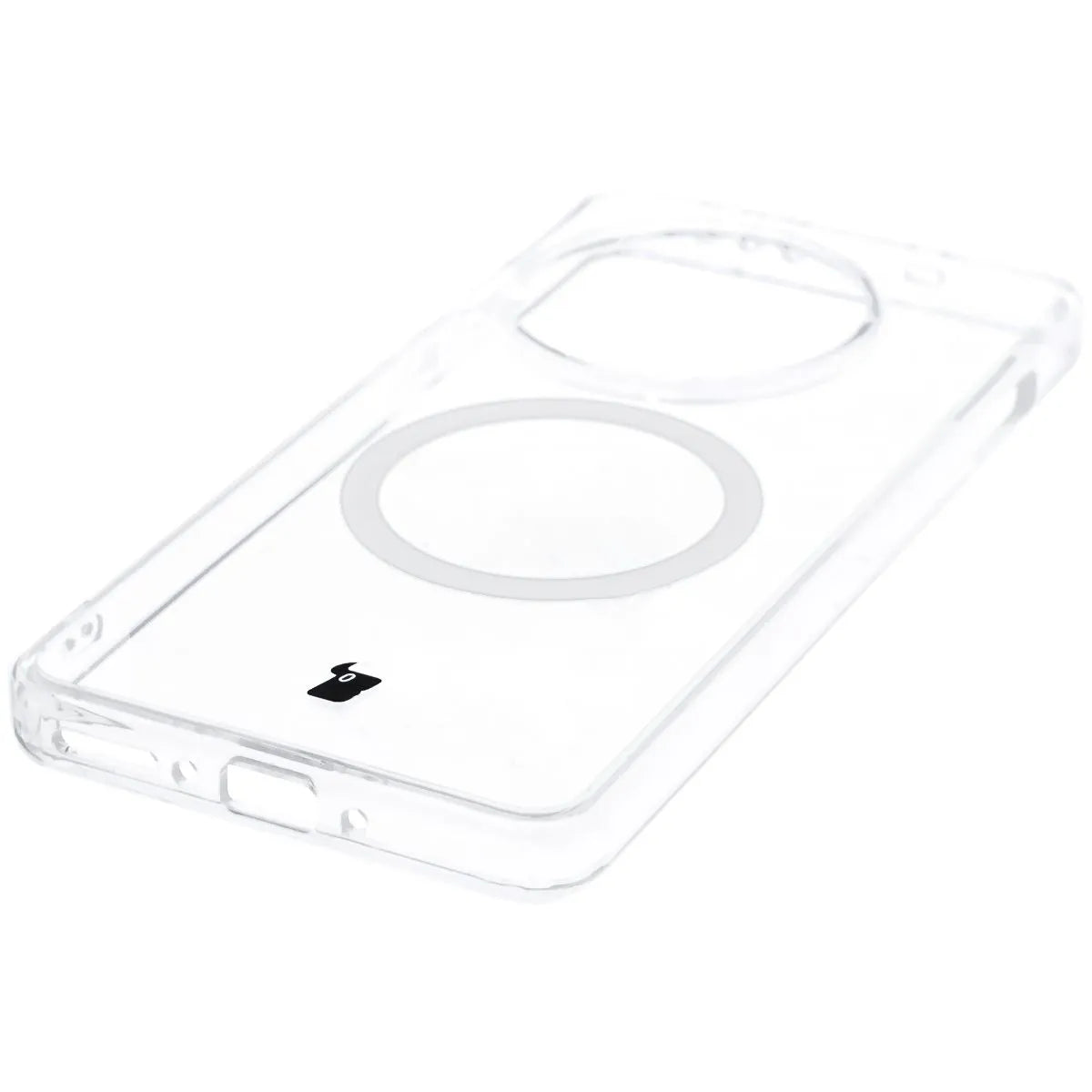 Handyhülle mit Magnetring für OnePlus 13, Bizon Case CrystalO, Transparent