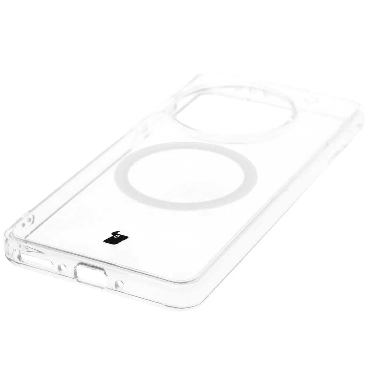 Handyhülle mit Magnetring für OnePlus 13R, Bizon Case CrystalO, Transparent
