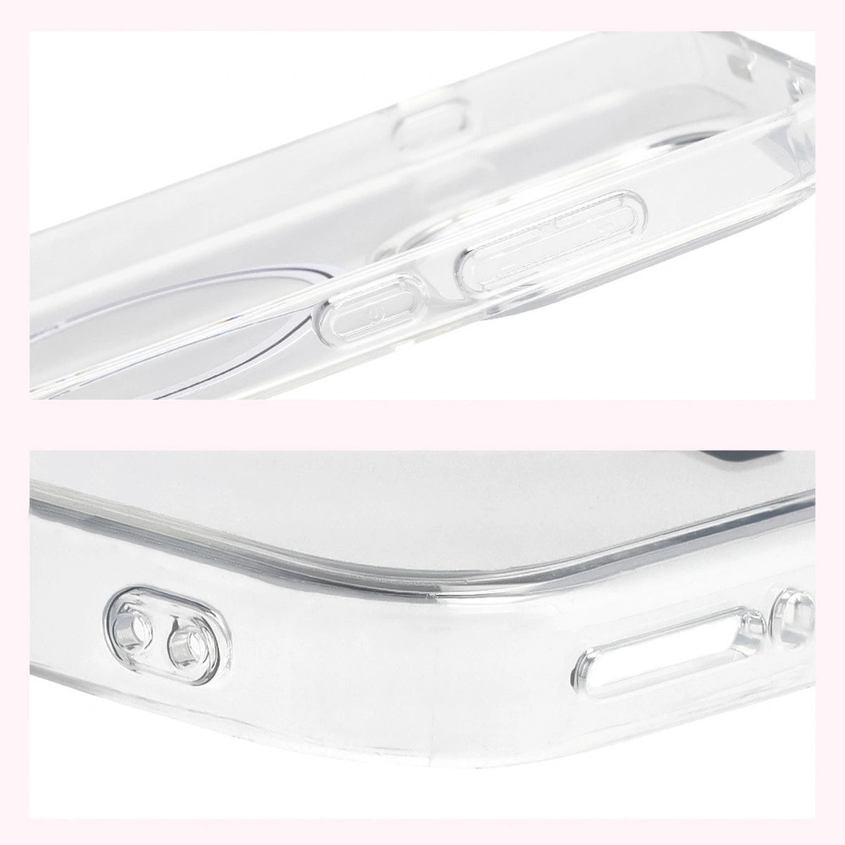 Handyhülle mit Magnetring für OnePlus 15, Bizon Case CrystalO, Transparent