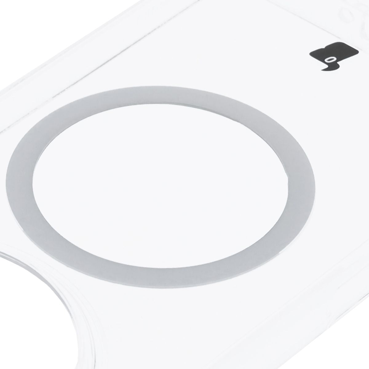 Handyhülle mit Magnetring für Oppo Find X8 Pro, Bizon Case CrystalO, Transparent