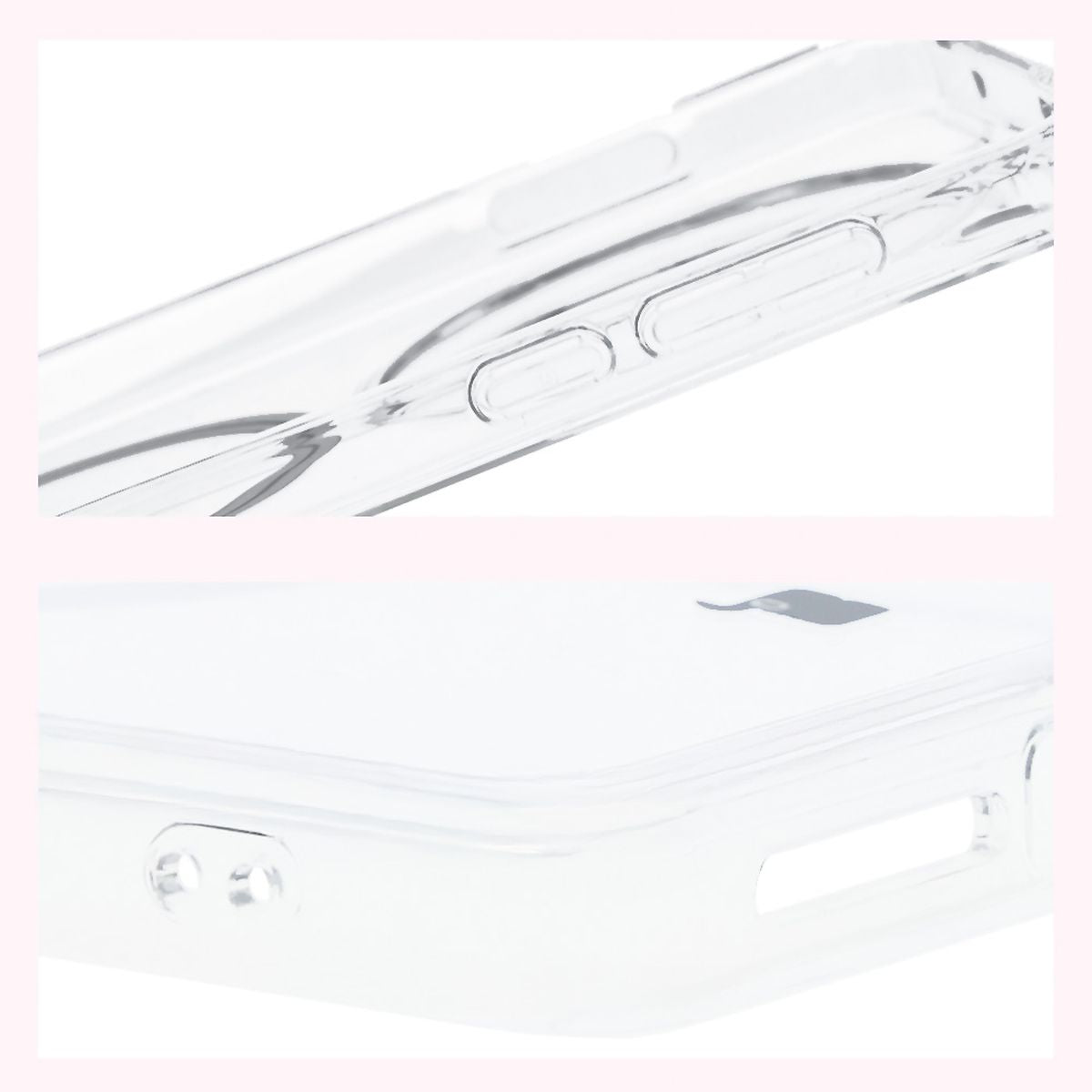 Handyhülle mit Magnetring für Oppo Find X8 Pro, Bizon Case CrystalO, Transparent